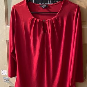Red blouse